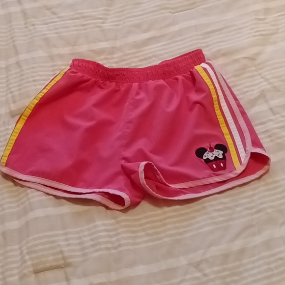 Disney - Girls Pink Minnie Mouse Swim Shorts. Size 11/12. - Picture 1 of 6